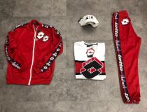Butnot X Lotto Ribbons Double Patch Jacket RED