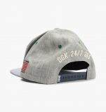 DGK ® Hustle Sport Snapback Hat GREY