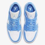 Air Jordan 1 Low 'UNC' (W) UNIVERSITY BLUE 