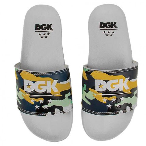 DGK-Ruckus Slides Slippers WHITE