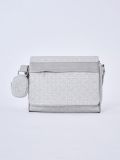 Bolso con solapa Project X Paris Monograma GRIS