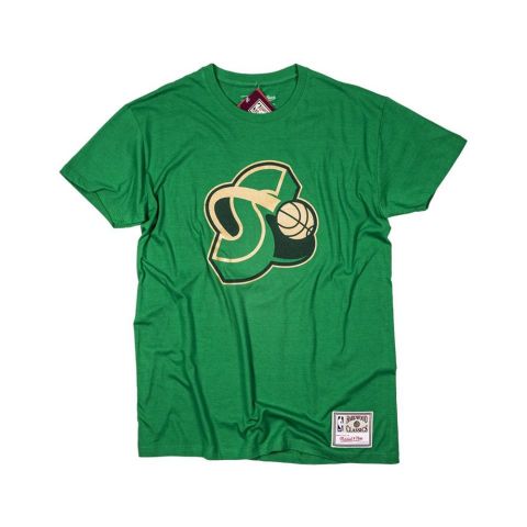 Mitchell and Ness ® Midas Tee Supersonics GREEN