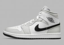 Air Jordan 1 Mid GREY FOG/BLACK-WHITE (W)