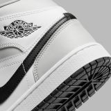 Air Jordan 1 Mid GREY FOG/BLACK-WHITE (W)