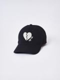 Gorra Project X Paris Corazon roto - NEGRO