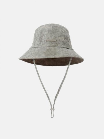 Gorro con cordon Project X Paris bordado GRIS