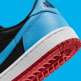 Air Jordan 1 Retro Low OG (W) - BLACK/BLUE/RED