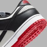 Nike Dunk Low Retro EMB SAIL/BLACK BLACK-CHILE RED