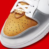 Nike Dunk Low SE GOLD/WHITE/SILVER