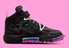Nike Air Force 1 Mid SP Off White BLACK/CLEARBLACK