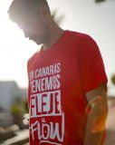 Camiseta Fleje de flow Basic ROJO / BLANCO