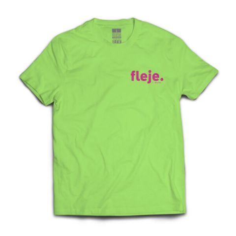 Fleje de Flow ® Basic (Coleccion) Tee GREEN/PINK