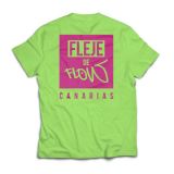 Fleje de Flow ® Basic (Coleccion) Tee GREEN/PINK