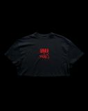 Fleje de flow ¨BASIC¨ Cropped Tee  - NEGRO / ROJO