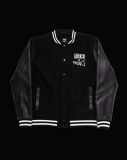 Chaqueta Fleje de flow Crew Varsity NEGRO