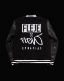 Chaqueta Fleje de flow Crew Varsity NEGRO