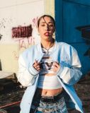 Chaqueta Fleje de flow Crew Varsity AZUL BEBE