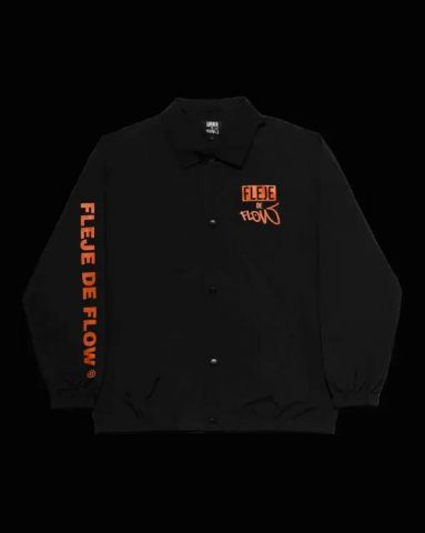 Fleje de flow Crew (Coach Jacket) NEGRO