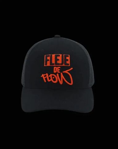 Gorra de camionero Fleje de flow Basic NEGRO