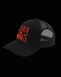 Gorra de camionero Fleje de flow Basic NEGRO
