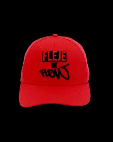 Gorra Fleje de flow Fest Trucker ROJO