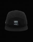 Gorra Fleje de flow Basic Colleccion 5 Panel NEGRO