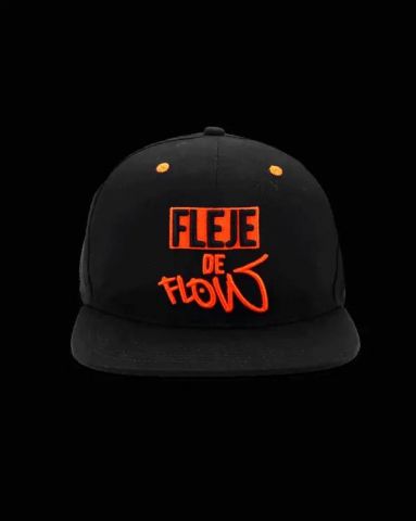Gorra Fleje de flow Crew Snapback NEGRO