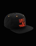 Gorra Fleje de flow Crew Snapback NEGRO