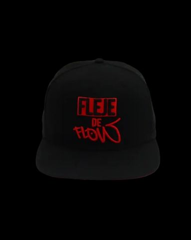 Gorra Fleje de flow Fest Snapback NEGRO