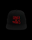 Gorra Fleje de flow Fest Snapback NEGRO