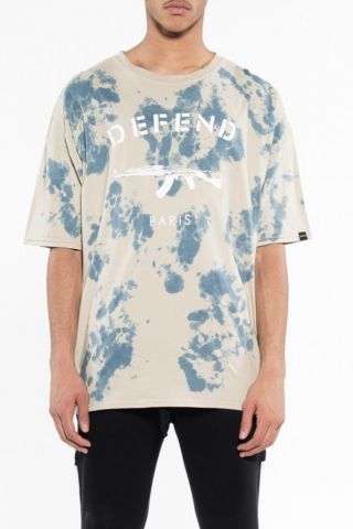 Defend Paris Firsts Tee TYE DYE BEIGE