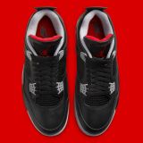 Air Jordan 4 “Bred Reimagined” GS BLACK/RED/GREY