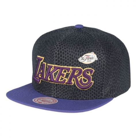 Mitchell & Ness® Lakers Pinned Snake Skin Snapba