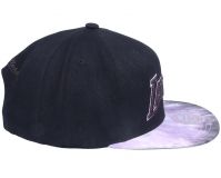 Mitchell & Ness ® Blitzed Black Snapback Lakers