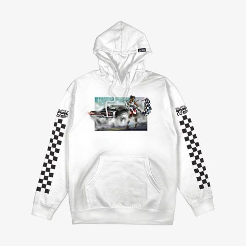 DGK ® Burnout Hoodie WHITE