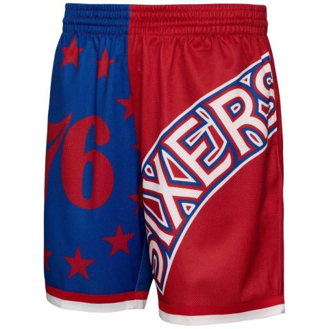 M&N Big Face 5.0 Fashion Shorts Philadelphia 76ers