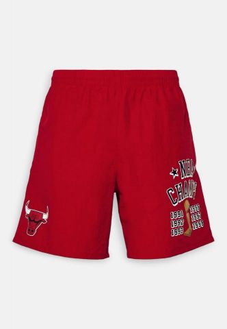 M&N Team Heritage Woven Shorts Chicago Bulls