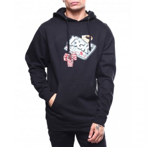 DGK ® Roll Out Hooded Fleece BLACK