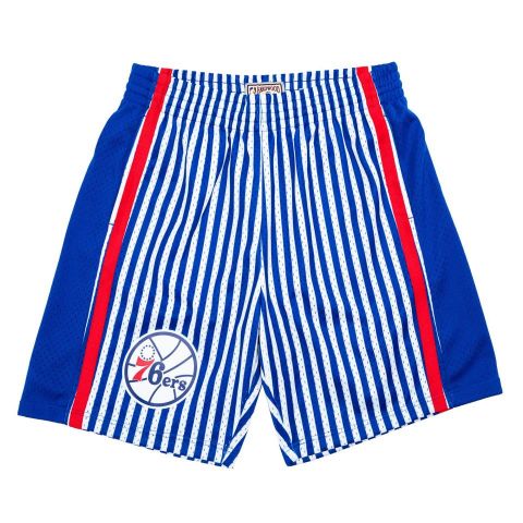 Mitchell & Ness ® Striped Swingman Short 76rs BLUE