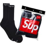 Supreme® Hanes® Socks BLACK