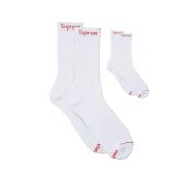 Supreme® Hanes® Socks WHITE