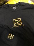 Supreme Style Basic Logo 1.0 Tee BLACK/GOLD