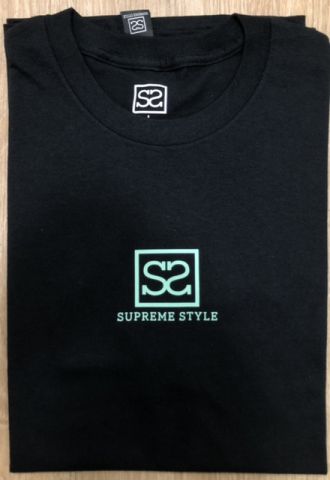 Supreme Style Basic Logo 1.0 Tee BLACK/MINT