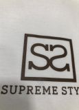 Supreme Style Basic Logo 1.0 Tee WHITE/CHOC