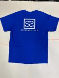 Supreme Style Basic Logo 1.2 Tee ROYAL/WHITE