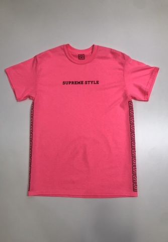 Supreme Style Banda Tee PINK/BLACK