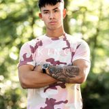 King ® Aldgate Camo Tee BLUSH CAMO