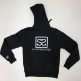 Supreme Style Basic Logo Hoody 1.1 BLACK/WHITE