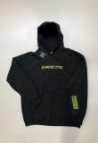 Supreme Style Basic Logo Hoody 9.3 BLACK/LIME