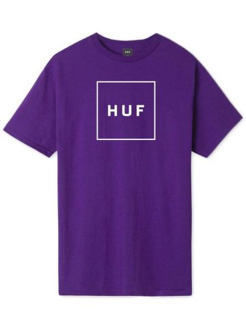 HUF ® Essentials Box Logo Tee PURPLE